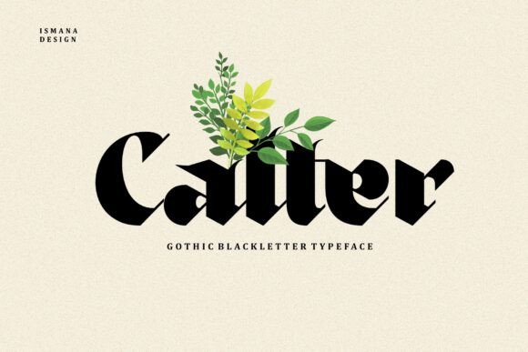 Calter Font: A Bold Gothic Typeface for Modern Design