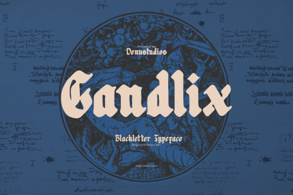 Candlix: A Bold Modern Take on the Gothic Blackletter Typeface