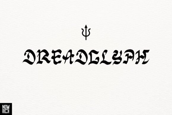 Dreadglyph: A Modern Take on the Classic Blackletter Font