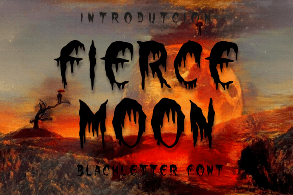 Fierce Moon: A Blackletter Font That Adds Elegance and Creativity to Your Designs