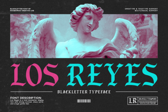 Los Reyes: A Bold Gothic Typeface for Strategic Branding and Creative Impact