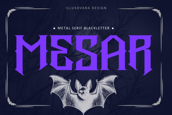 Metal Mesar: A Font for Strategic Impact in Bold Visual Communication