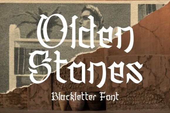 Olden Stones: A Gothic Typeface with Medieval Elegance and Power