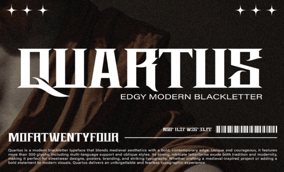 Quartus: A Bold Typographic Fusion for Modern Design