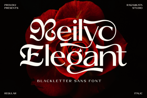 Reilyc Elegant: A Modern Twist on Classic Blackletter
