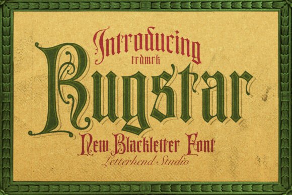 Rugstar: A Gothic Typeface with Timeless Elegance