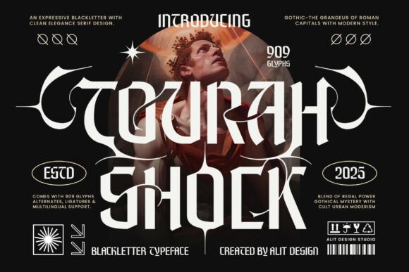 Tourah Shock Typeface