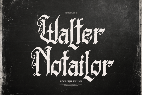 Walter Notailor: A Gothic Masterpiece for Bold Designers